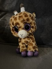 TY Plush Beanie Safari Giraffe 10in