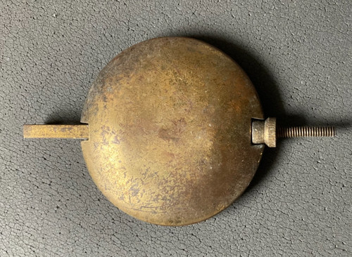 Vintage brass mantle clock