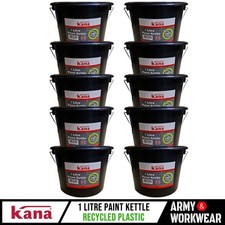 10 x 1 Litre Plastic Paint