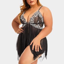 Sexy women plus size sheer - plus,