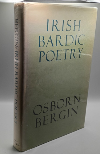 Irish bardic poetry osborn - bardic,