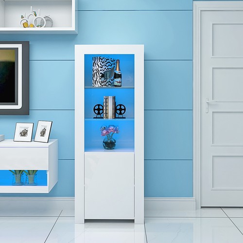 Tall display cabinet - tall, with