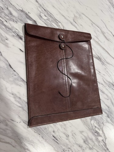 Vintage leather portfolio - leather,