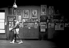 MUHAMMAD ALI POSTER Boxing Bag Gym Art Print Photo A3 A4
