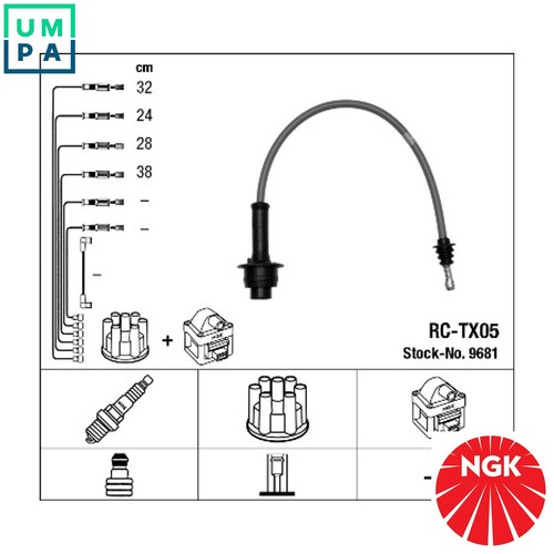 Ignition cable kit 9681 - ignition,