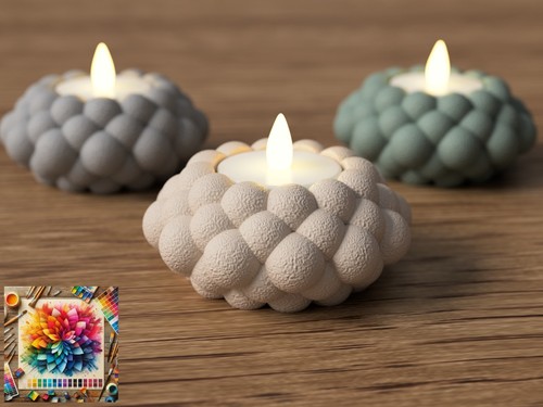 Bubble led tealight holder - tealight,