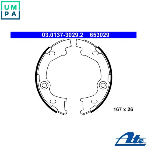 Brake shoe set - shoe,