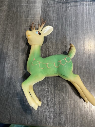 Vintage plastic rubber green - plastic, /rubber