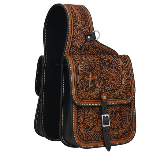 Horse saddle bag leather - horse,