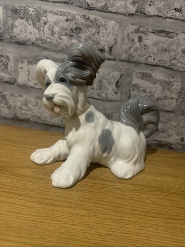 Lladro skye terrier puppy dog - lladro,