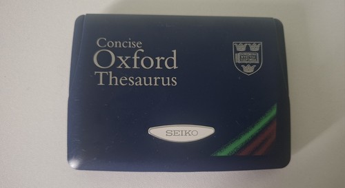 Seiko concise oxford thesaurus - oxford,