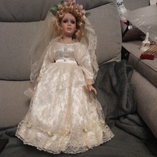 Vintage Knightsbridge Collection  Bride hand painted porcelain 
