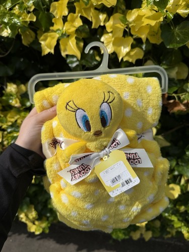 New tweety pie blanket yellow - blanket,