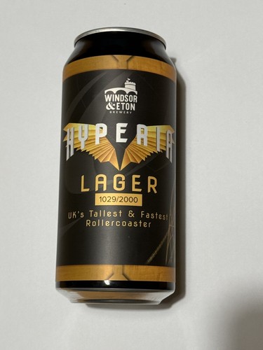 Thorpe park hyperia lager - lager, can