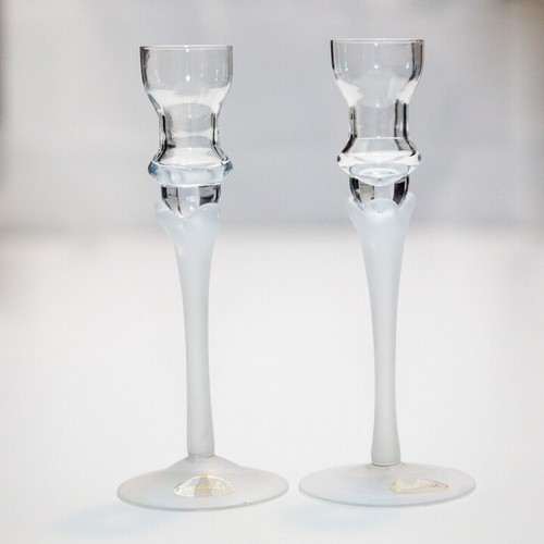 Colonial glass candle - 2x,