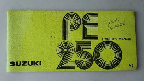 1976 oem suzuki pe250 - oem,