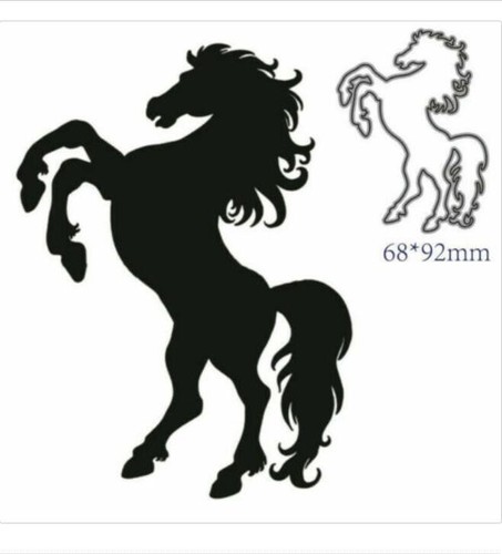 Horse metal cutting - horse,
