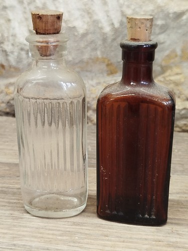 Vintage antique glass poison - glass,