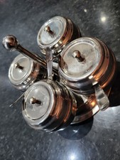 Set Of 4 Chutney/Relish Trays/Bowls