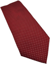 Lewin silk tie mens red - lewin,