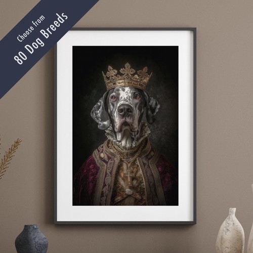 Royal dog portrait - royal, –