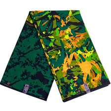 Green Gold Ankara Fabric