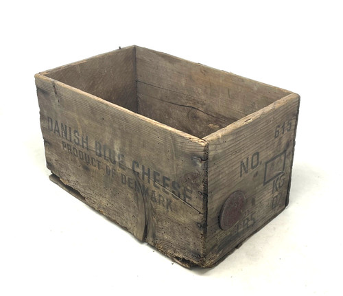 Antique wooden box - wooden,