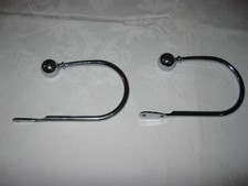 Pair of Chrome Curtain Push Backs