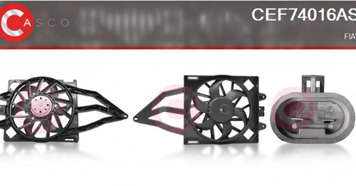 Radiator fan motor for
