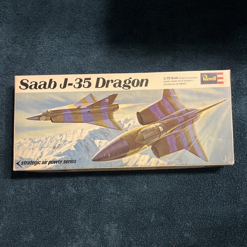 Vintage revell1 saab - vintage, j-35