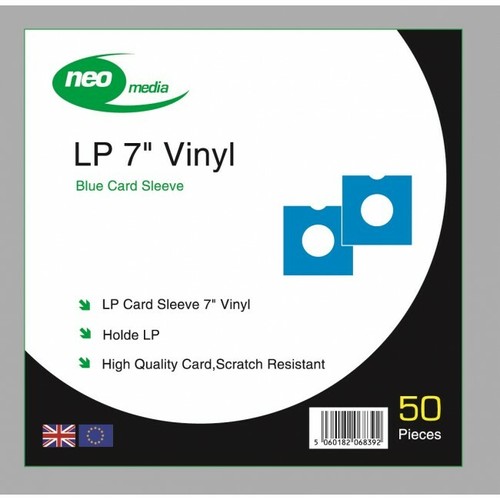 Vinyl blue card record - card,