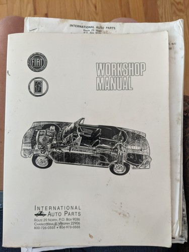 Fiat 124 spider pinin workshop - fiat,