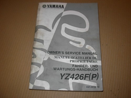 2002 yamaha yz426f - 2002, yz426f(p)