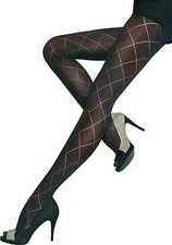 Beautiful semi opaque patterned tights 40 Denier "MEGA"