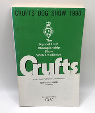 Vintage Crufts Dog Show 1990 Catalogue Programme Fourth Day Sunday
