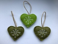 Three Handmade Felt