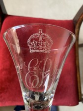 Whitefriars Commemorative Goblet Elizabeth 11 coronation 1953 William Wilson