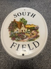 Vintage Ceramic House Sign –