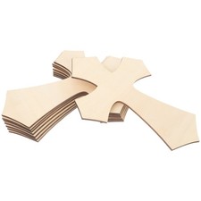 8pcs Unfinished Wood Cross