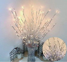 Ulalaza 77Cm 6 Pack Twig Lamp Battery Operated LED Lighted Willow Branches Vase 