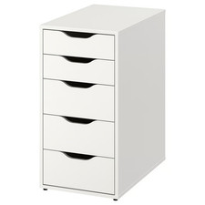 IKEA ALEX White Drawer Unit