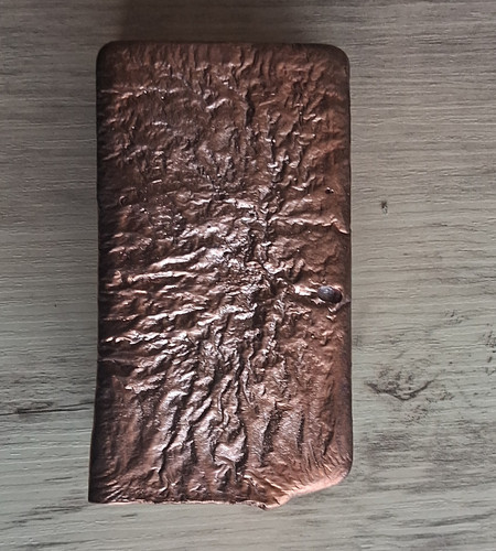 Copper ingot bar stamped - bar,