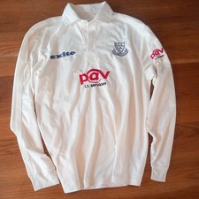 Rare matchworn Sussex Cricket  shirt .  Tim Ambrose No. 11.  Championship Winner