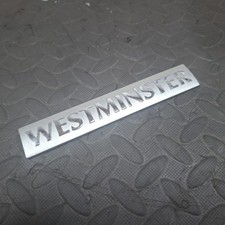 RANGE ROVER L322 WESTMINSTER EMBLEM BADGE SILVER