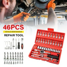 46pcs Spanner Socket Set 1/4"