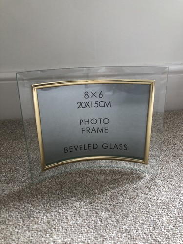 Curved glass photo frame - photo,