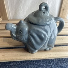 Novelty Elephant Teapot , Grey
