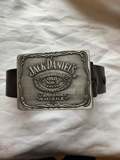 Jack Daniel’s Men’s Black Leather Belt 32 Inches