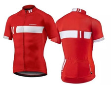 Cycling Bike Jersey Short Sleeve Zip Giant Podium Red White Large RRP £50 MTB