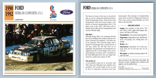 Ford sierra cosworth - ford, rs